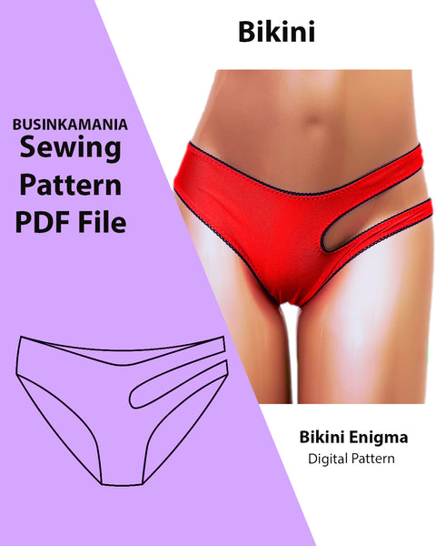 Bikini Panties "Enigma" Sewing Pattern – 3 Styles in 1!
