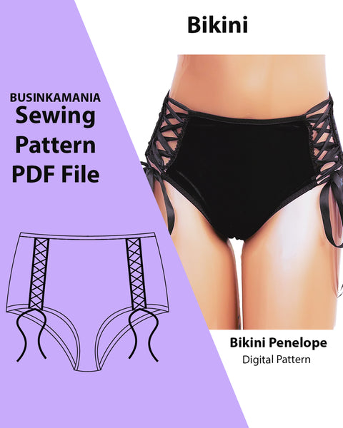 Bikini Panties "Penelope" Sewing Pattern – Beginner Friendly & Adjustable