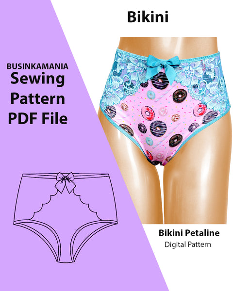 Bikini-Petaline-Schnittmuster