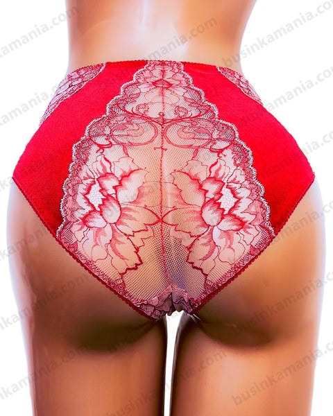 "Rose" Bikini Panties Sewing Pattern – Romantic High-Waist Knickers