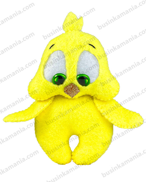 Выкройка игрушки из фетра Chickling 2