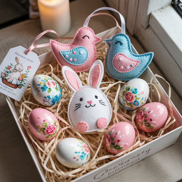 Cute Bunny Felt Sewing Pattern With Instruction