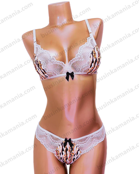 Set - Bra Bralette Romantic + Bikini Romantic - Sewing Pattern