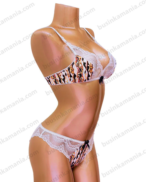 Set - Bra Bralette Romantic + Bikini Romantic - Sewing Pattern