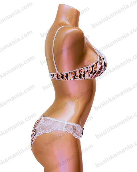 Set - Bra Bralette Romantic + Bikini Romantic - Sewing Pattern