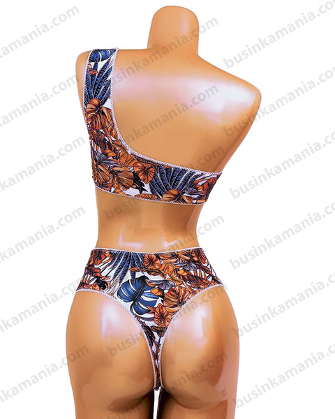 Set - Thong High + Top Tropicana - Sewing Pattern
