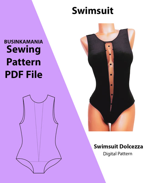 Swimsuit Bodysuit Dolcezza Sewing Pattern