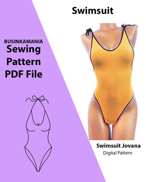 Swimsuit Jovana - PDF Sewing Pattern
