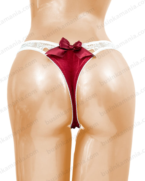 "Desiree" Thong Panties – Lace and Fabric Sewing Pattern