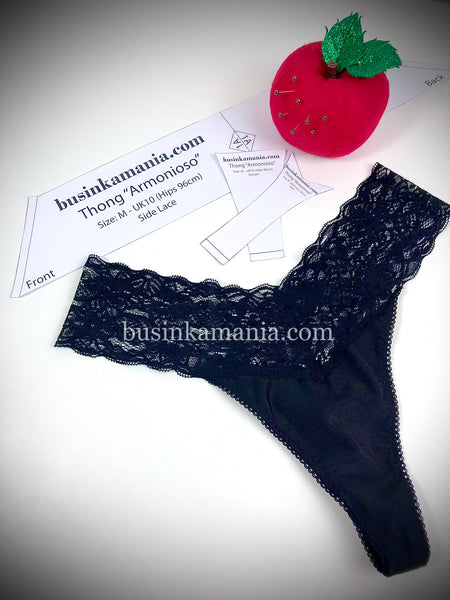 DIY Thong Panties – "Armonioso" Sewing Pattern with Full Tutorial
