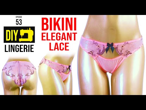 "Elegant Lace" Bikini Panties Sewing Pattern – Beginner Friendly