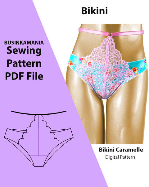 DIY "Caramelle" Bikini Panties Pattern – Versatile and Beginner-Friendly