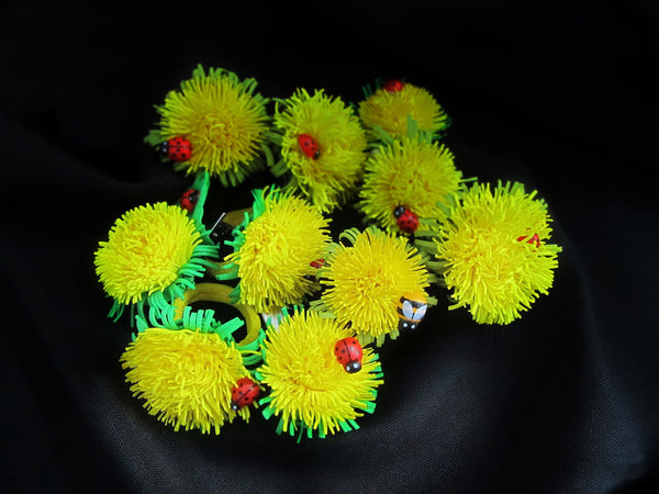 Dandelion Foam Flower Pattern with PDF + Video Tutorial