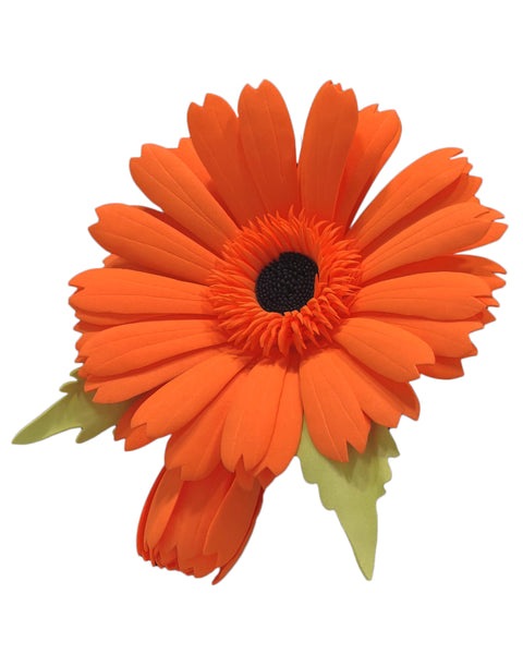 Realistic Gerbera Foam Flower Pattern + Video Tutorial