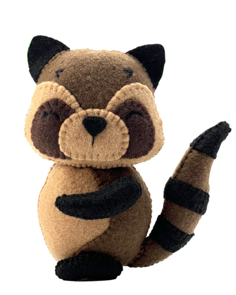 Raccoon 3 Felt Toy Sewing Pattern