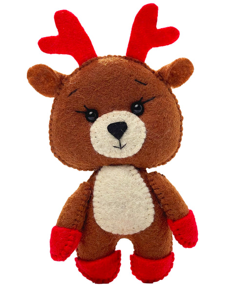 Deer Toy Felt Sewing Pattern