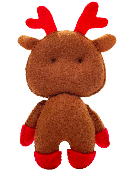 Deer Toy Felt Sewing Pattern