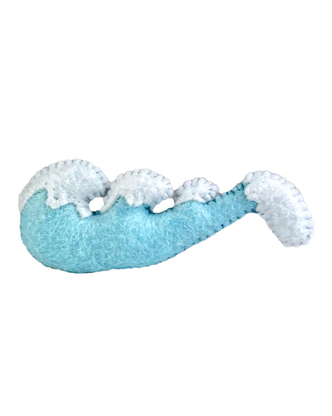 Sea Waves and Cloud Felt Toy Sewing Pattern