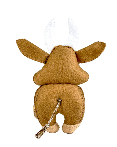 Bull Felt Toy Sewing Pattern