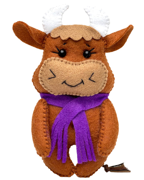 Cow 2 Felt Toy Sewing Pattern