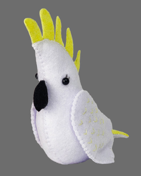 Cockatoo 1 Felt Toy Sewing Pattern