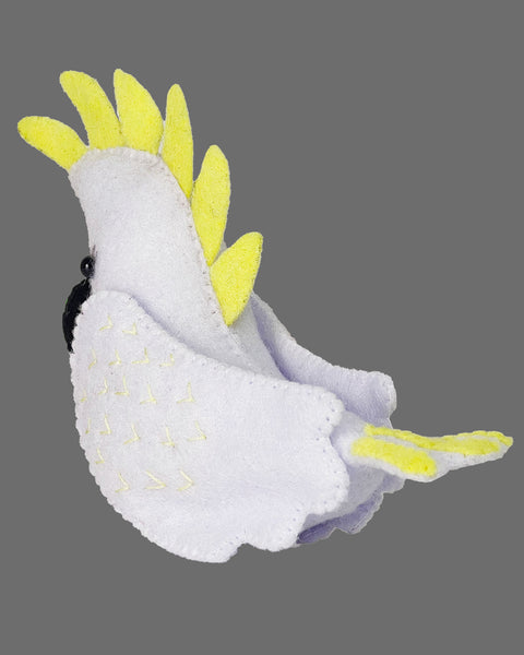 Cockatoo 1 Felt Toy Sewing Pattern