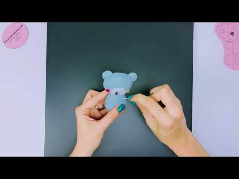Teddy 1 Felt Toy Sewing Pattern