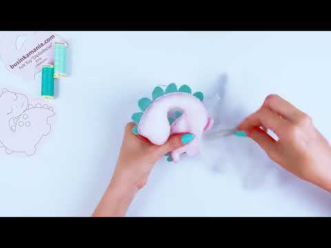 Diplodocus Felt Toy Sewing Pattern