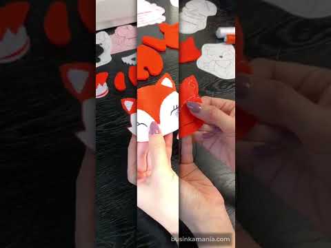 Fox 1 Felt Toy Sewing Pattern