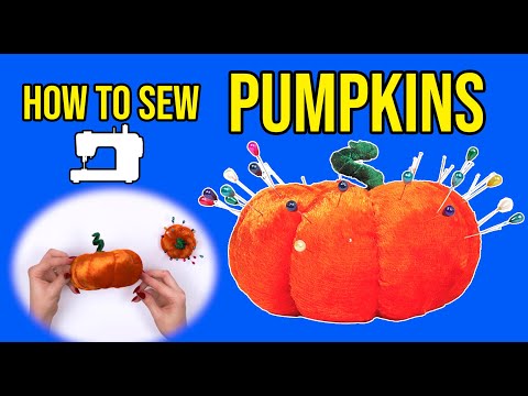 Soft Halloween DIY Stacked Pumpkin Topiary Sewing Pattern