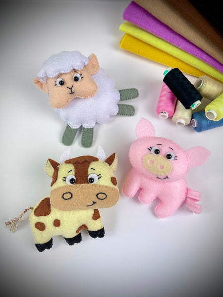 Sheep 2 Felt Toy Sewing Pattern