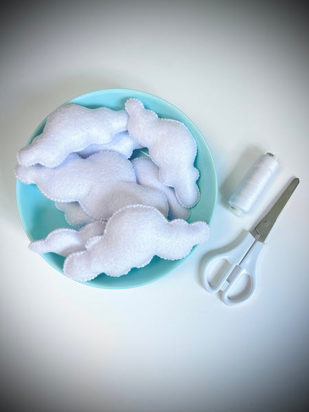 Clouds Toy Felt Sewing Pattern