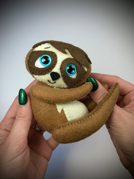 Sloth 1 Felt Toy Sewing Pattern