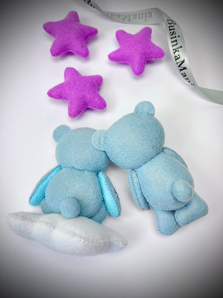 Teddy 2 Felt Toy Sewing Pattern