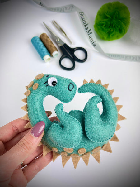Wuerhosaurus Felt Toy Sewing Pattern