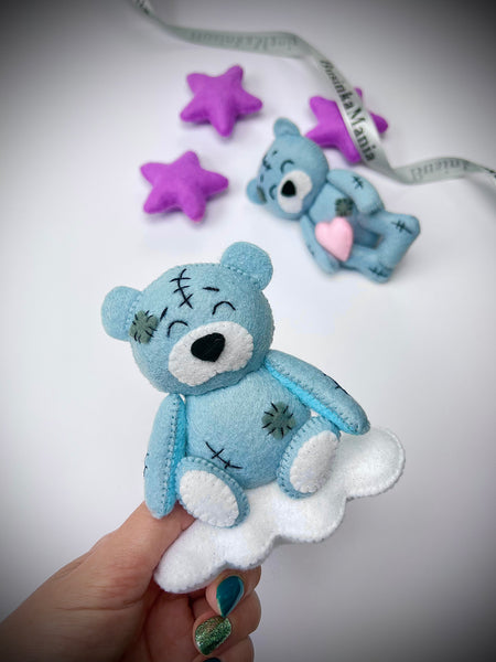 Teddy 2 Felt Toy Sewing Pattern