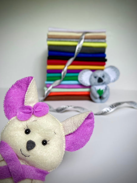 Mouse Toy Felt Sewing Pattern