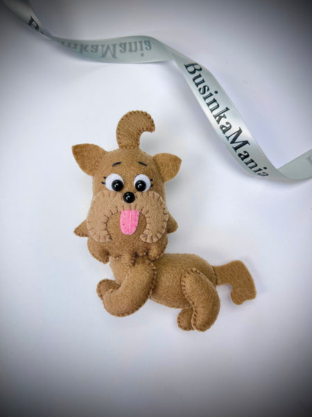 Dog Yorkshire Terrier Felt Toy Sewing Pattern