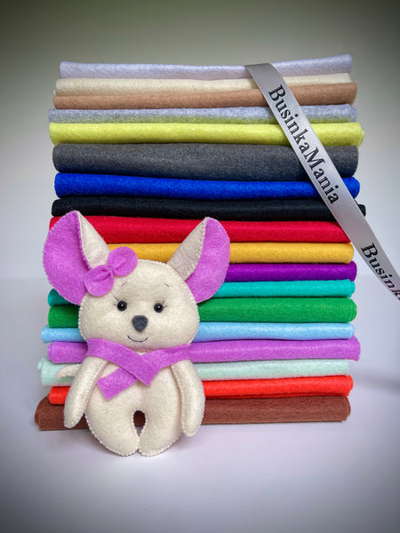 Mouse Toy Felt Sewing Pattern