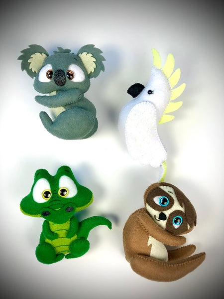 Sloth 1 Felt Toy Sewing Pattern