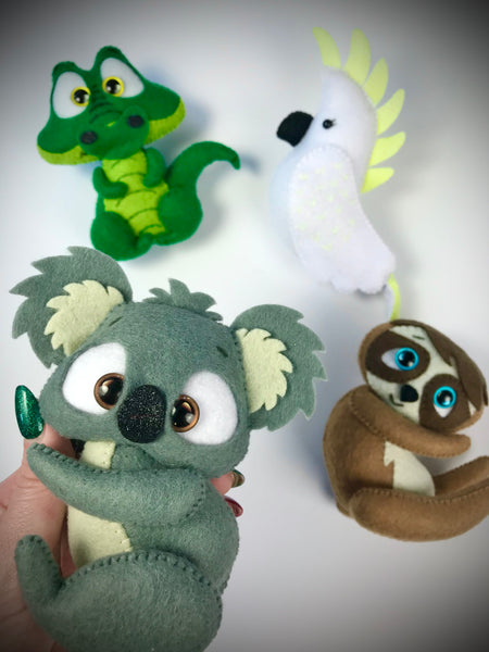 Cockatoo 1 Felt Toy Sewing Pattern