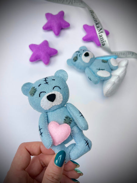 Teddy 1 Felt Toy Sewing Pattern
