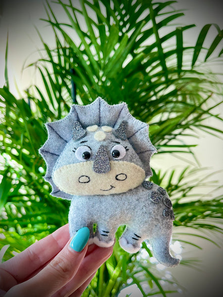 Dino Set Toy Felt Sewing Pattern