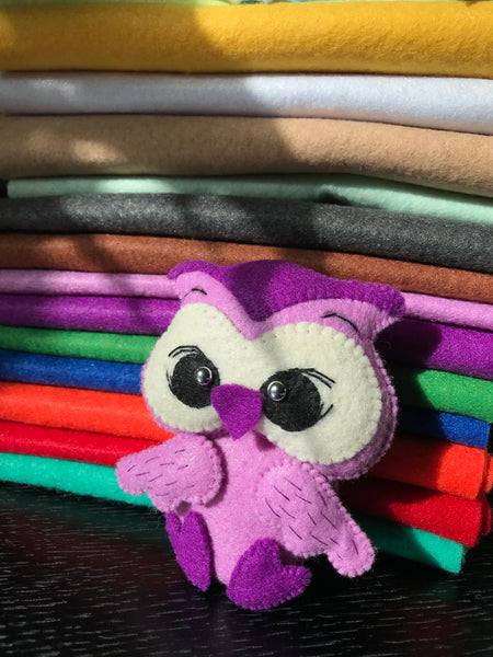 Owl 2 Toy Felt Sewing Pattern