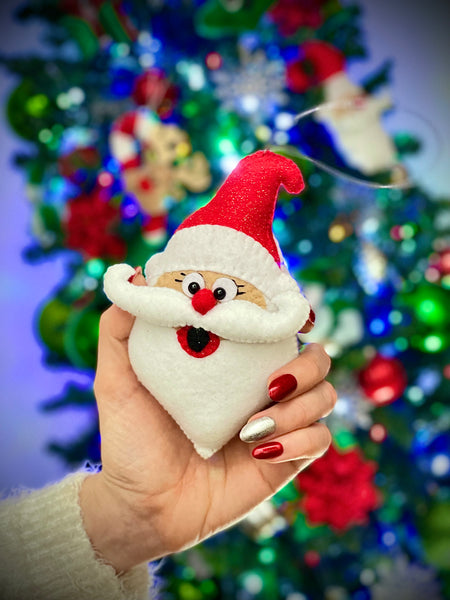 Santa Claus 3 Felt Toy Sewing Pattern