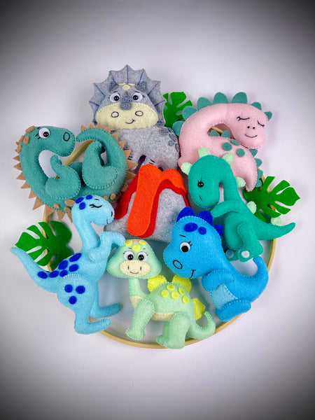 Wuerhosaurus Felt Toy Sewing Pattern