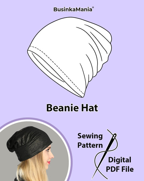 Beanie Hat Sewing Pattern