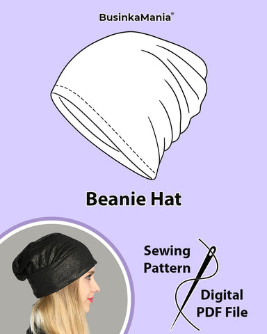 Beanie Hat Sewing Pattern