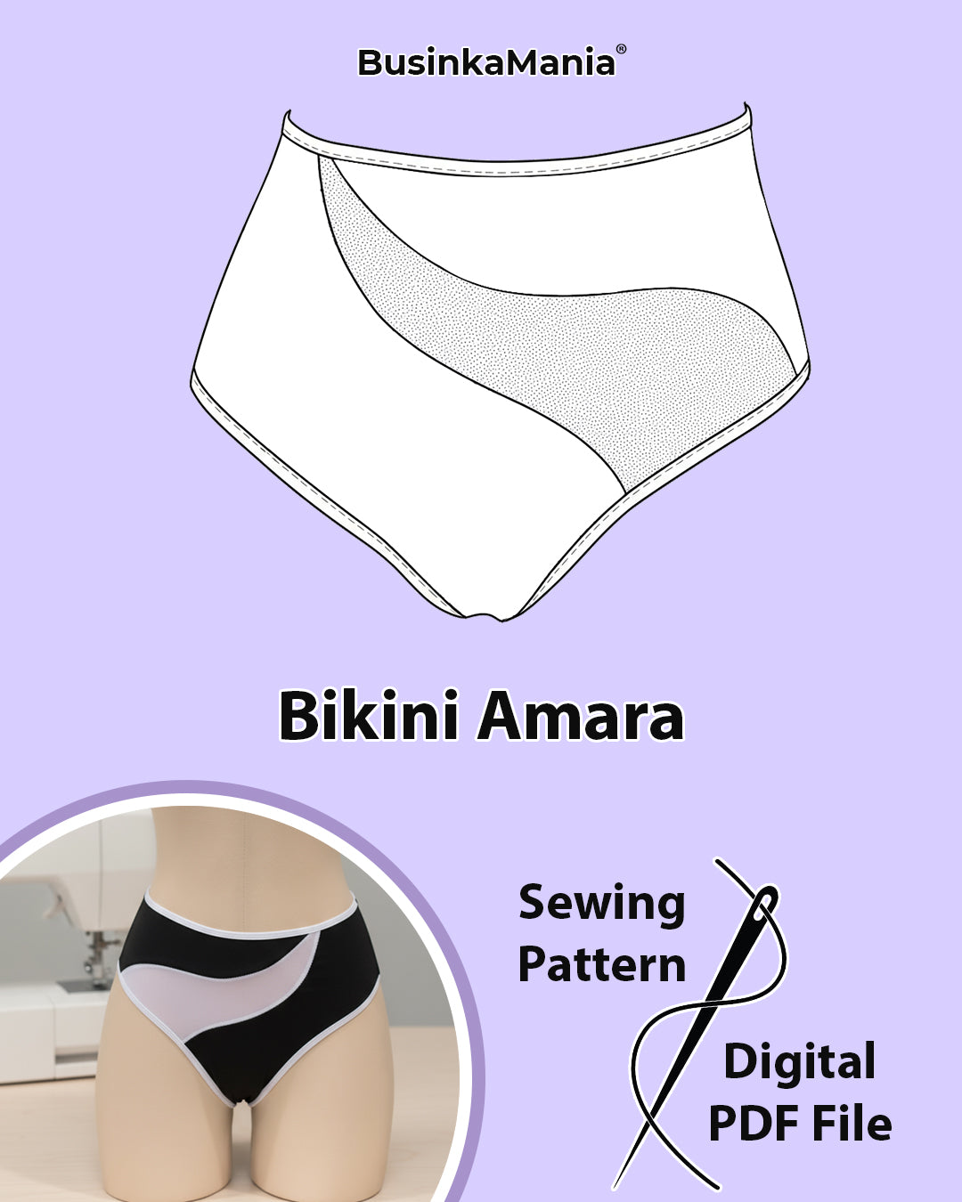 Bikini-Amara-Schnittmuster