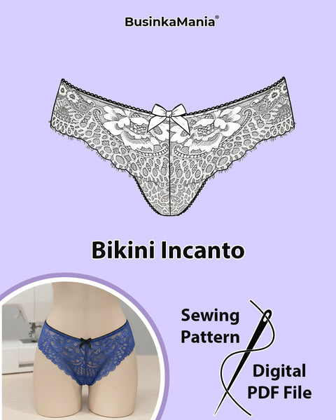 Bikini-Incanto-Dessous-Schnittmuster